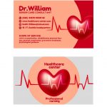 دانلود کارت تبلیغاتی پژشکی (قلب)